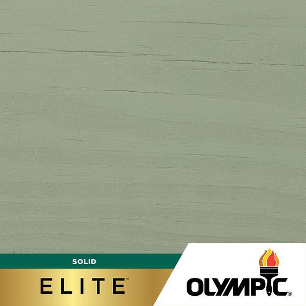 Olympic Elite 3 gal. Powder Mill SC-1065 Solid Advanced Exterior Stain and Sealant in One
