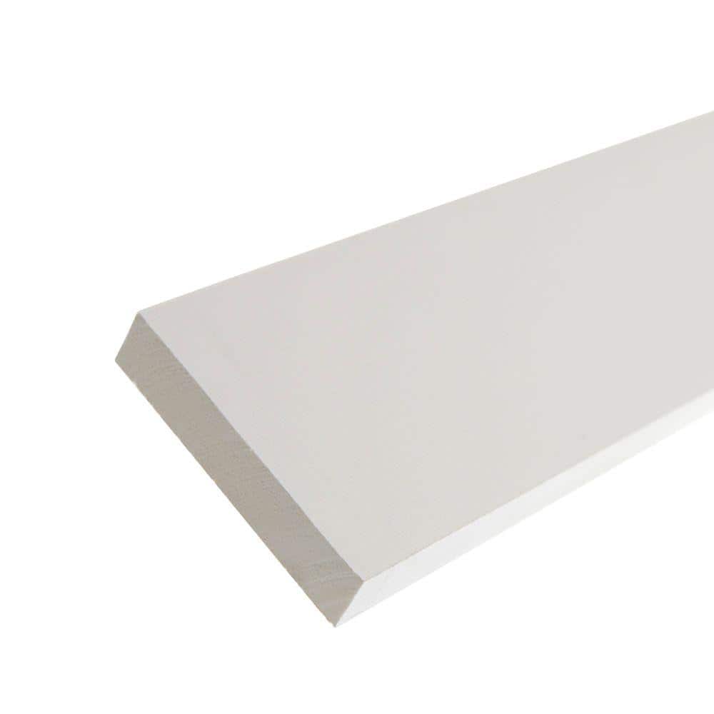 AZEK .75 in. x 3.5 in. x 8 ft. White PVC Traditional Trim