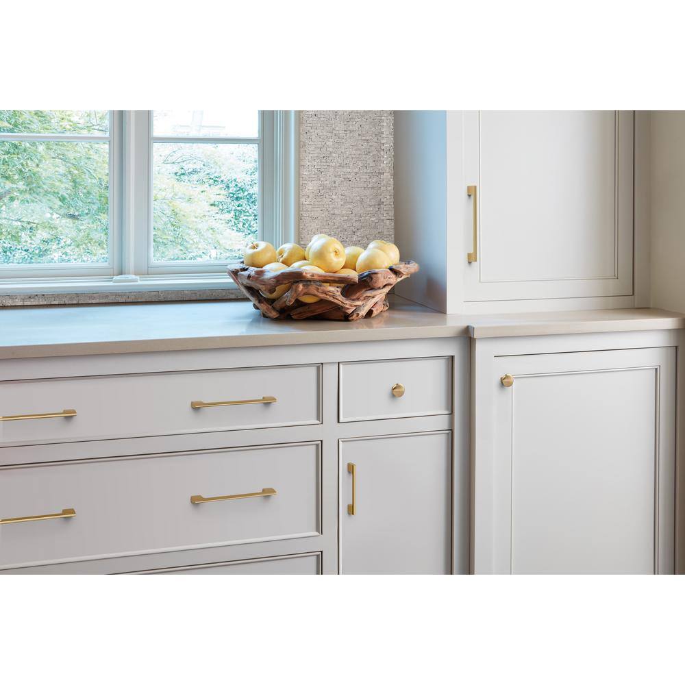 Champagne Bronze 3-3/4" Modern Cabinet Bar Pull