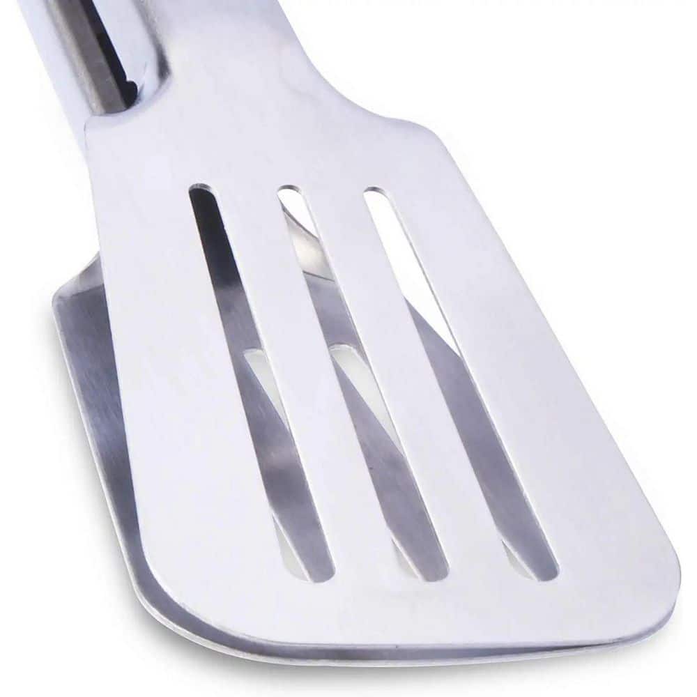 Premium Stainless Steel Heat-Resistant Grill Tongs with Silicone Tips