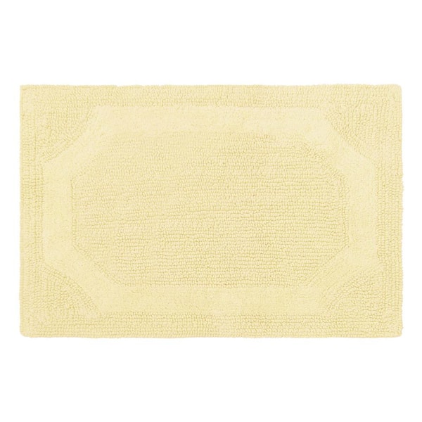 bright yellow bathroom rugs