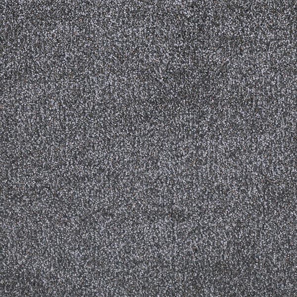Home Decorators Collection Perfected I  - Exceptional - Gray 40 oz. SD Polyester Texture Installed Carpet