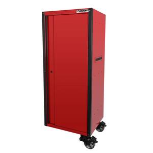 27.5 in. Professional Duty Side Tool Chest Locker with Casters in Red