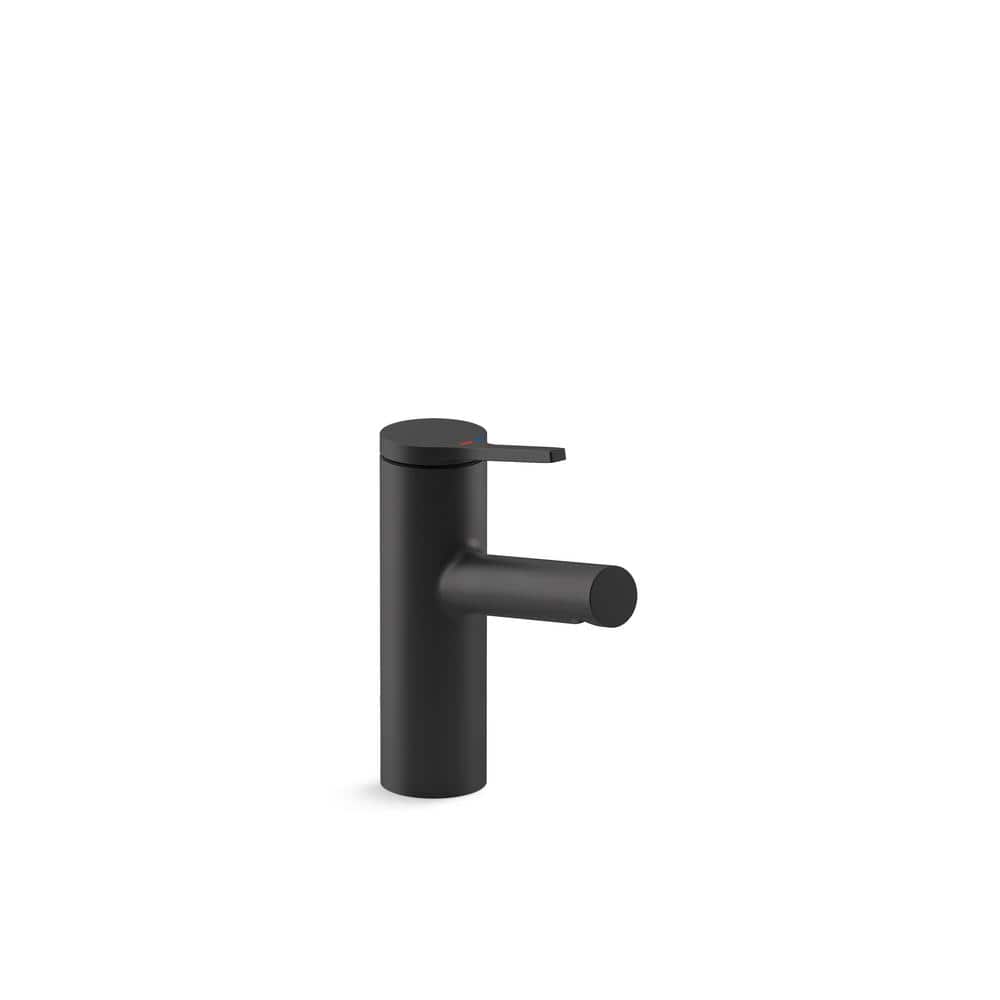 Matte Black Single-Handle Bathroom Sink Faucet