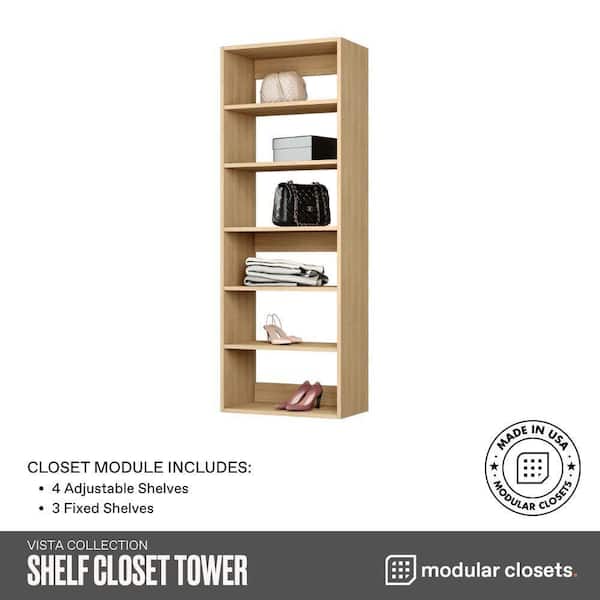MODULAR CLOSETS Vista Collection 28.5 in. W-28.5 in. W White