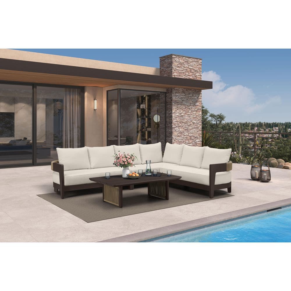 7-Piecess Patio Conversation Sets All Weather Outdoor Couch Sectional Set with Cushion Conversation Set Bronze price history on PriceWatchPro