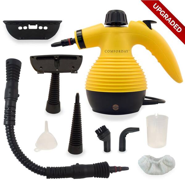 Unbranded Multi-Purpose Handheld Pressurized Steam Cleaner with 9-Piece Accessory Kit for Stain Removal, Floor, Carpets, Car Seats