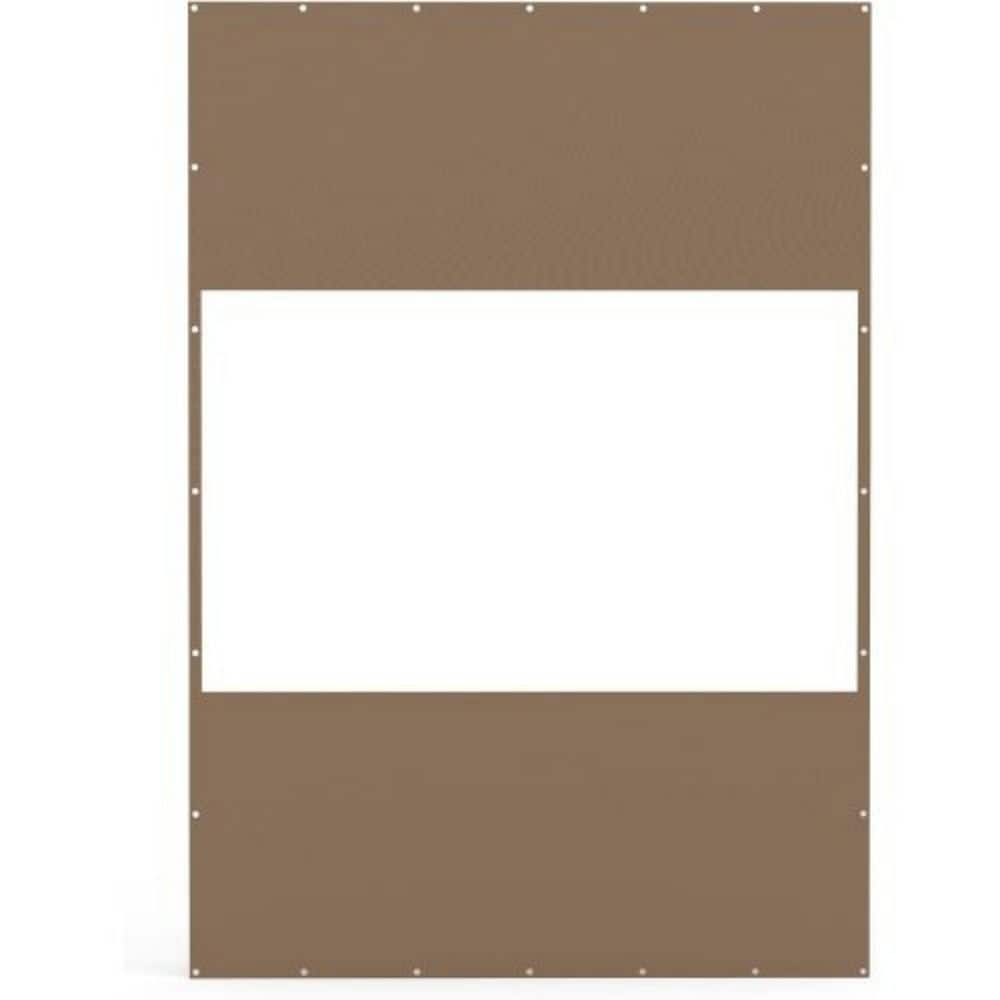 10 x 7 ft. Heavy Duty Outdoor Sheer Panel Curtain, 18 oz. Waterproof PVC Polyester Curtain, Ripstop (Brown) price history on PriceWatchPro
