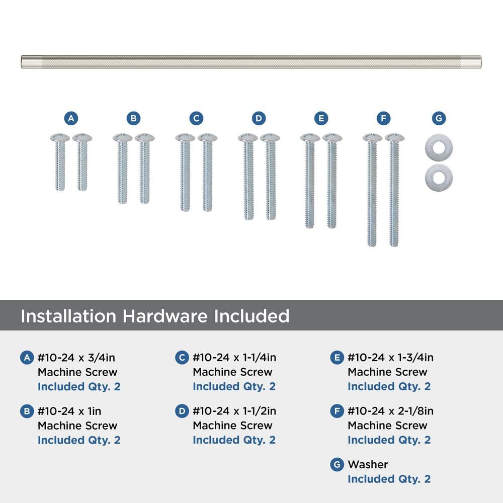 Polished Nickel 25" Modern Industrial Bar Pull