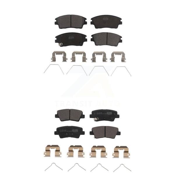 TEC Front Rear Ceramic Brake Pads Kit For Kia Sportage Hyundai Tucson KTC-100669
