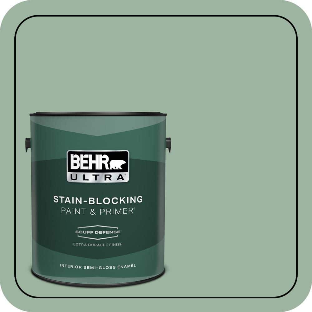 1 gal. #S410-4 Copper Patina Extra Durable Semi-Gloss Enamel Interior Paint & Primer price history on PriceWatchPro