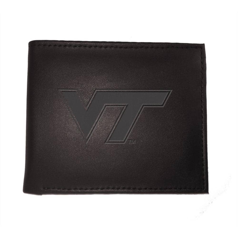 Team Sports America Virginia Tech NCAA Leather Bi-Fold Wallet 7WLTB903 ...