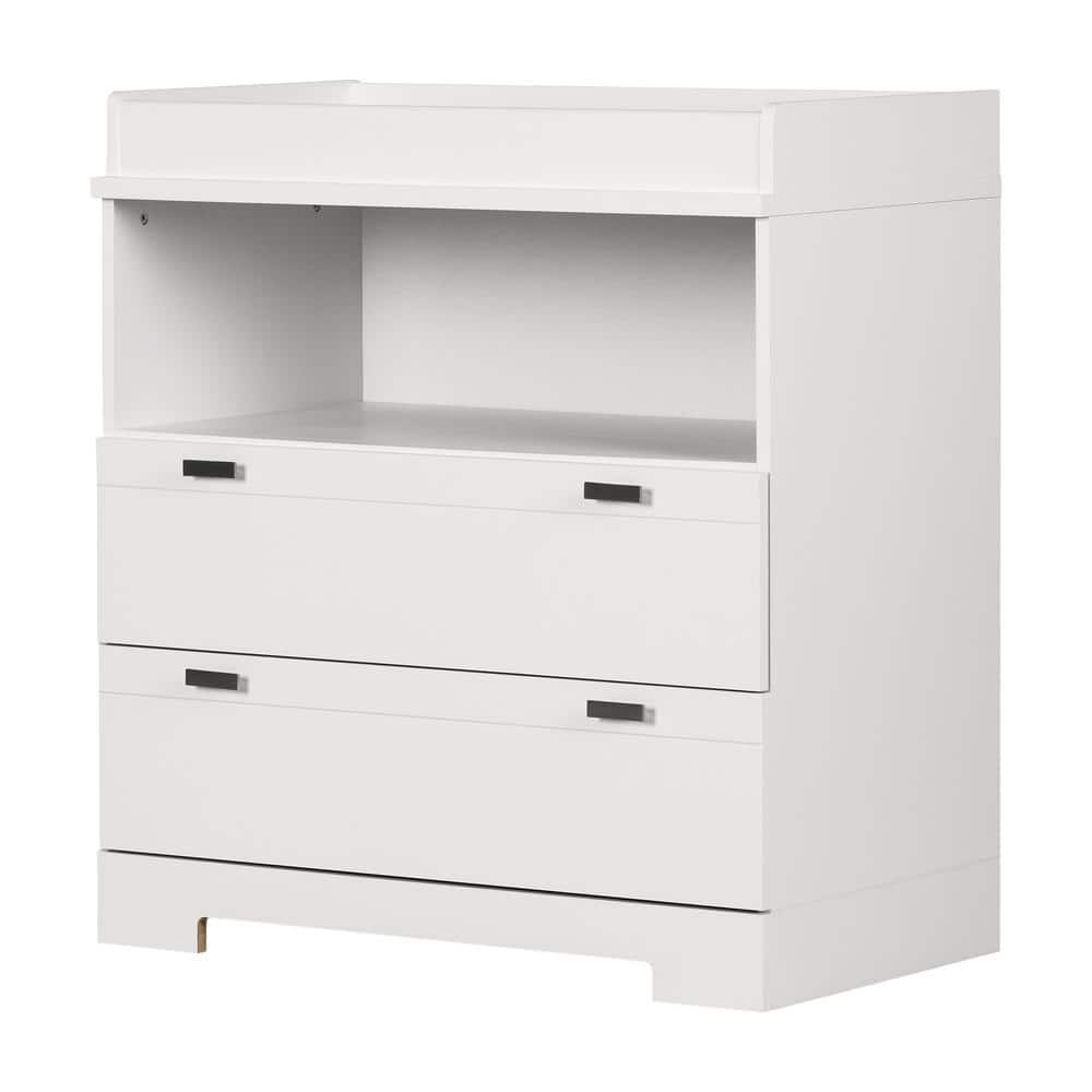 South Shore Reevo 2-Drawer Pure White Changing Table -  3840330