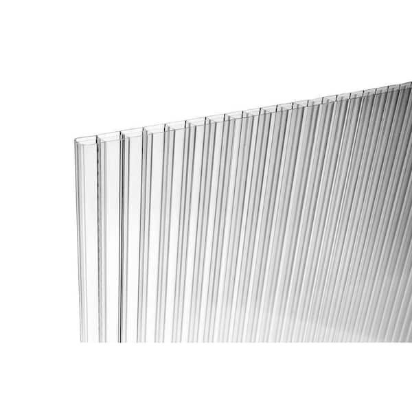 POLYGAL 48 in. x 96 in. x 0.236 in. Thermoclear Multiwall Polycarbonate Sheet