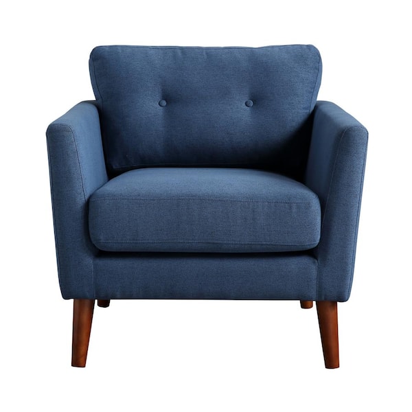 Luna Cadet Blue Modern Arm Chair 8034, Blue Arm Chair