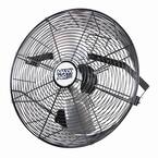 Maxx Air 18 in. 3-Speed High Velocity Wall Mount Fan with 2-Blades-HVWM ...