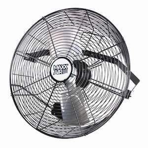 18 in. 3-Speed High Velocity Wall Mount Fan with 2-Blades