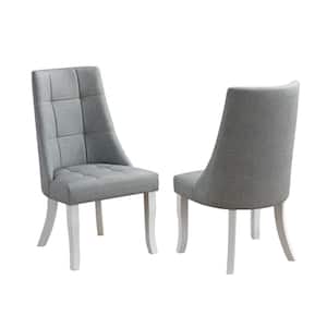 Best Master Furniture Lexington Blue Tufted Velvet Parsons Chairs (Set ...