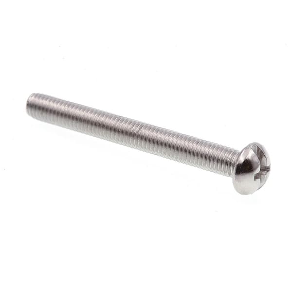 Prime-Line #10-32 x 1-3/4 in. Grade 18-8 Stainless Steel Phillips/Slotted Combination Drive Round Head Machine Screws (25-Pack)