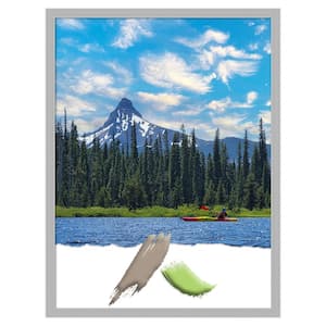 Hera Chrome Picture Frame Opening Size 18 x 24 in.