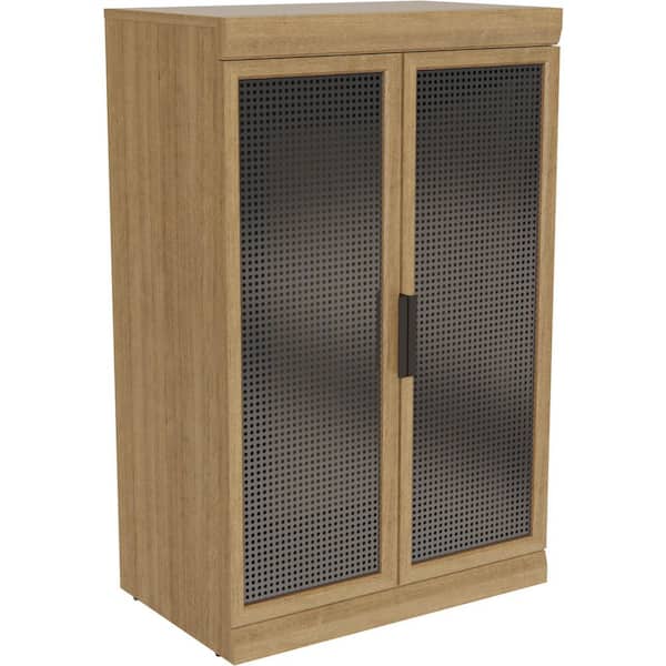 25.5 in. Mosaics Shelf & Door Storage Unit