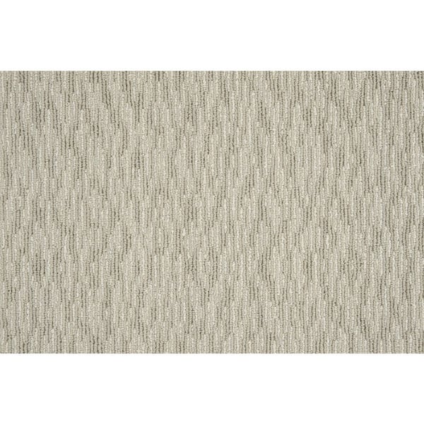 Natural Harmony Oceanic Tweed Ash Custom Area Rug with Pad