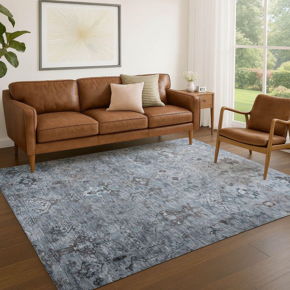 Chantille Machine Washable Indoor/Outdoor Abstract ACN2320 Blue 10 ft. x 14 ft. Area Rug price history on PriceWatchPro