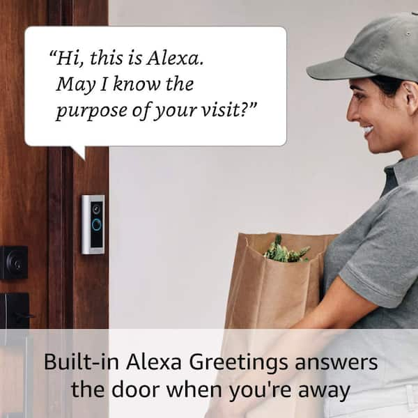 Video Doorbell Pro 2  Alexa Greetings & 3D Motion Detection