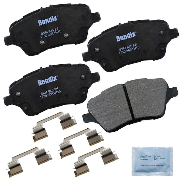 Bendix Premium Copper Free Disc Brake Pad Set 2013 Audi TT Quattro 2.5L