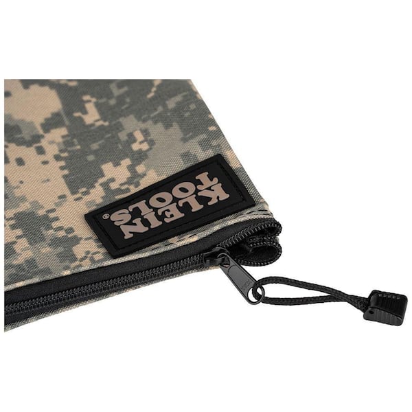 Klein Tools Zipper Bag, Camouflage Cordura Nylon Tool Pouch, 12.5
