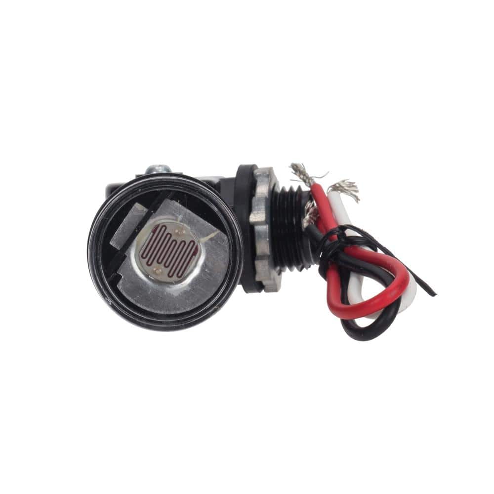 Black Polycarbonate Outdoor Stem Mount Photocontrol