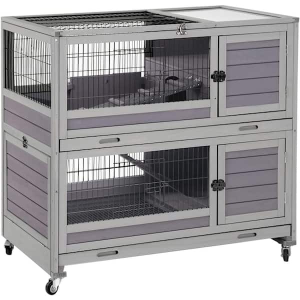 Rabbit Hutch Outdoor Bunny Cage (Inner Space 14.1 sq. ft.)