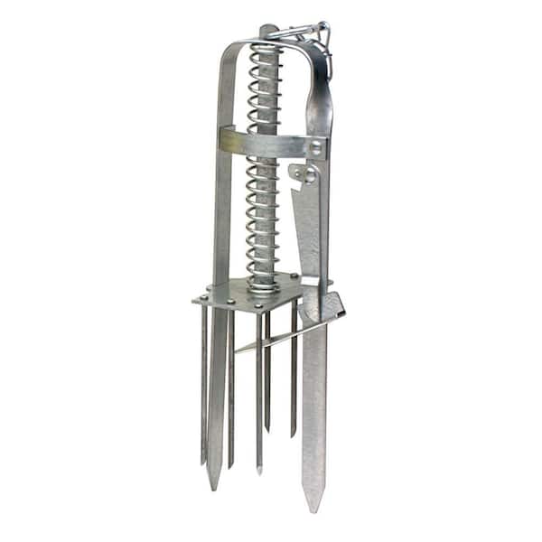 2 PACK STEEL GOPHER TRAPS,MOLE TRAPS 