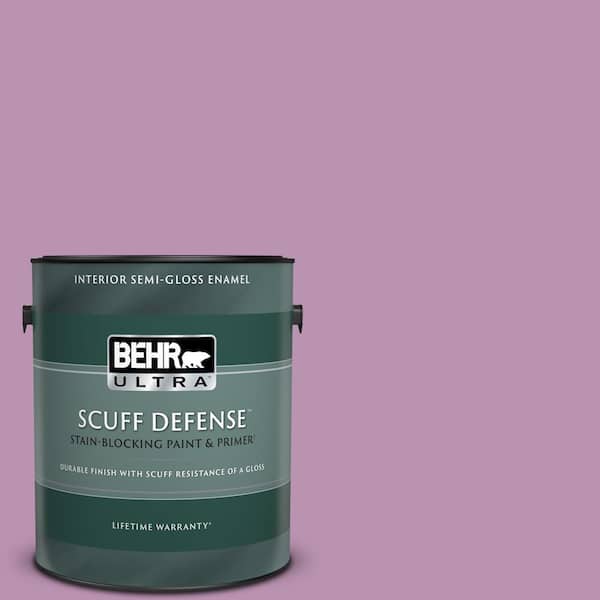 BEHR ULTRA 1 gal. Home Decorators Collection #HDC-MD-10 Blooming Lilac Extra Durable Semi-Gloss Enamel Interior Paint & Primer
