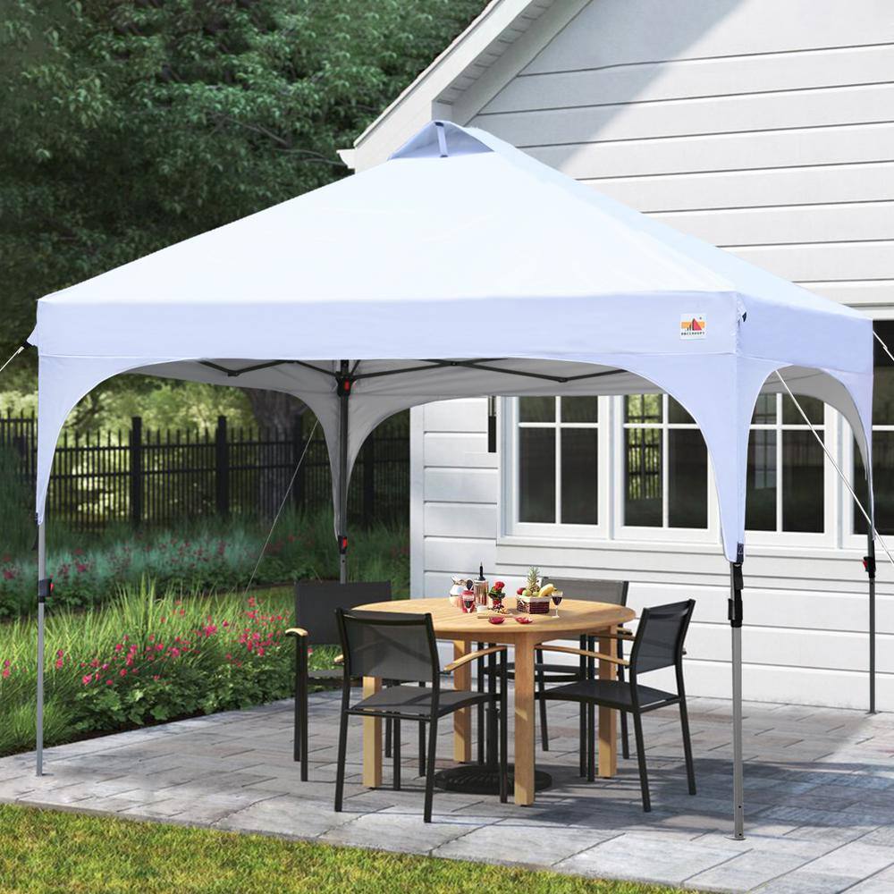 ABCCANOPY 10 ft. x 10 ft. Steel Popup Canopy Tent Beach Sun Shelter