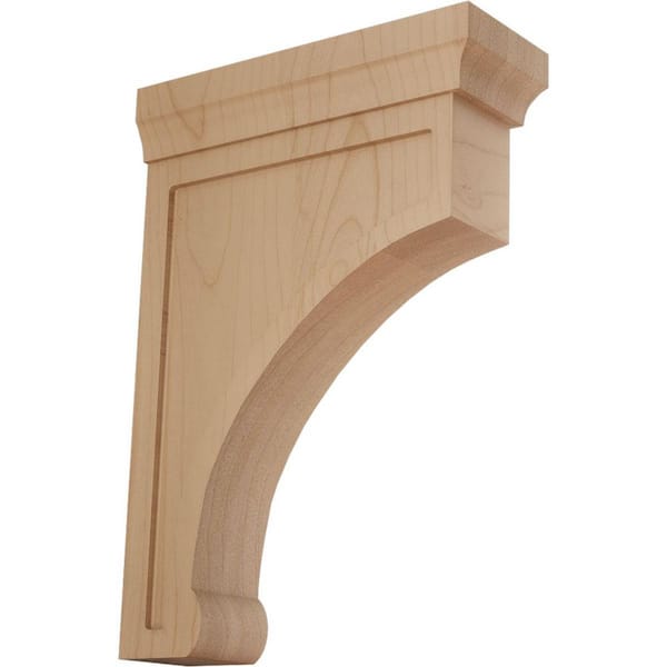 2-1/2 in. x 10 in. x 7 in. Alder Large Gomez Bracket