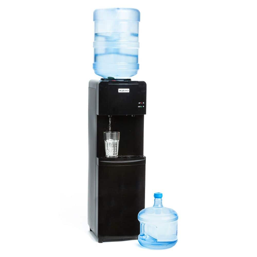 Hot, Cold & Room Temperature Top-Load Water Dispenser, Black price history on PriceWatchPro