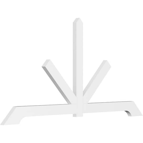 Ekena Millwork Vanguard 84 in. W x 42 in. H x 2 in. D Signature Polyurethane Bracket