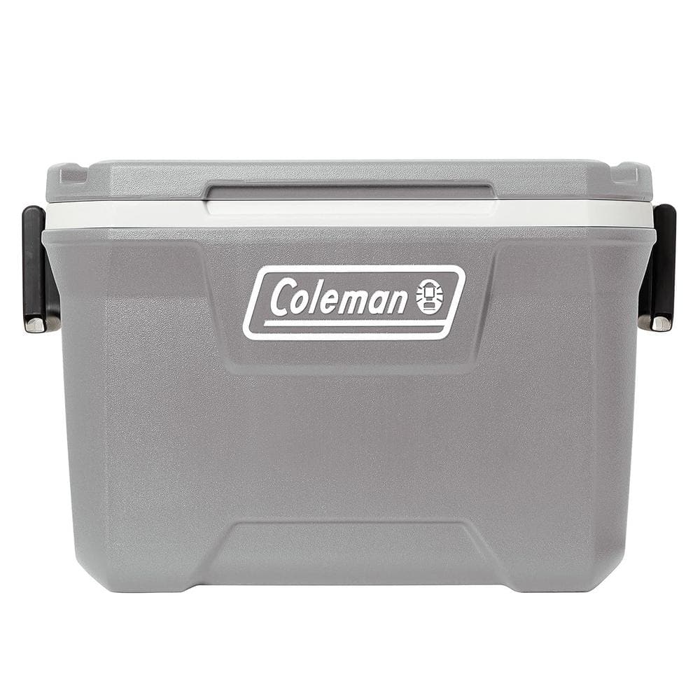 52 qt. Insulated Portable Hard Chest Cooler with Heavy Duty Handles, Leak-P