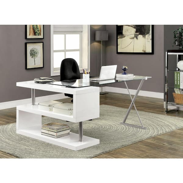 Contemporary white deals desks