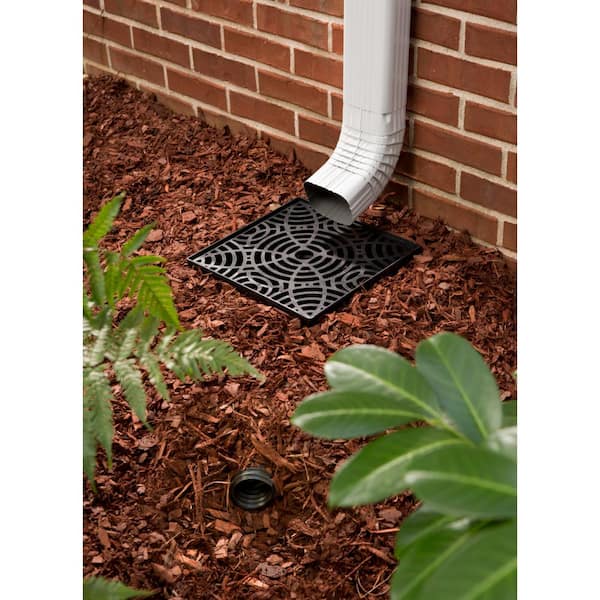 ZNNCO Upgraded Gutter Downspout Extensions Flexible, No Dig Catch Basin  Downspout Extension with Leak-Proof Splash Block Kit,Extendable from 1.34'  to