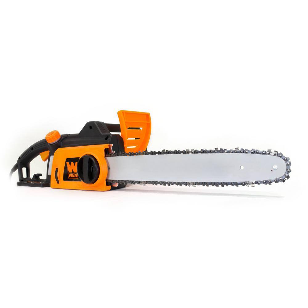 WEN 16 In 12 Amp Electric Chainsaw 4017 The Home Depot