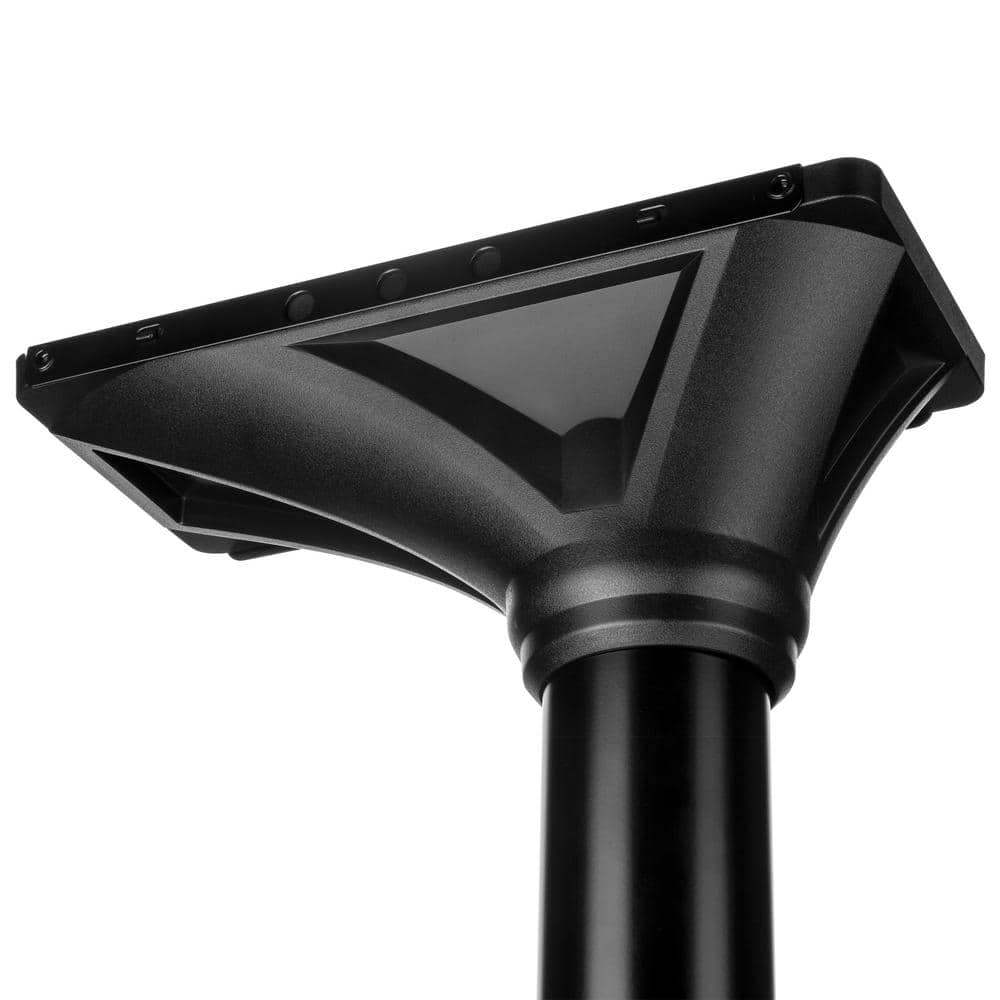 Elevado Black Galvanized Steel Decorative Mailbox Post