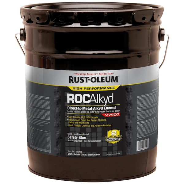 Rust-Oleum 5 gal. ROC Alkyd V7400 Direct-to-Metal Gloss Safety