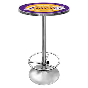 NBA Los Angeles Lakers Chrome Pub/Bar Table