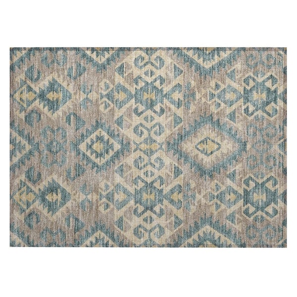 Chantille Machine Washable Indoor/Outdoor Abstract ACN2959 Dune 3 ft. x 4 ft. Area Rug