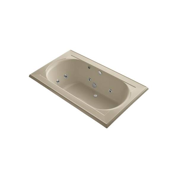 KOHLER Memoirs 6 ft. Whirlpool Tub in Mexican Sand-DISCONTINUED