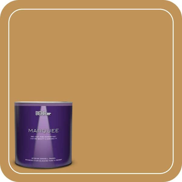 BEHR MARQUEE 1 qt. #T12-5 Lone Star Eggshell Enamel Interior Paint & Primer