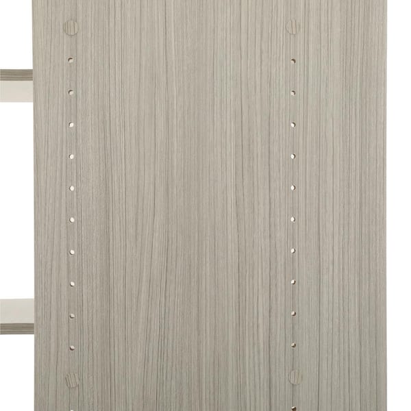 Closet Evolution 30 in. W White Corner Unit Wall Mount 6-Shelf Wood Closet  System WH31 - The Home Depot