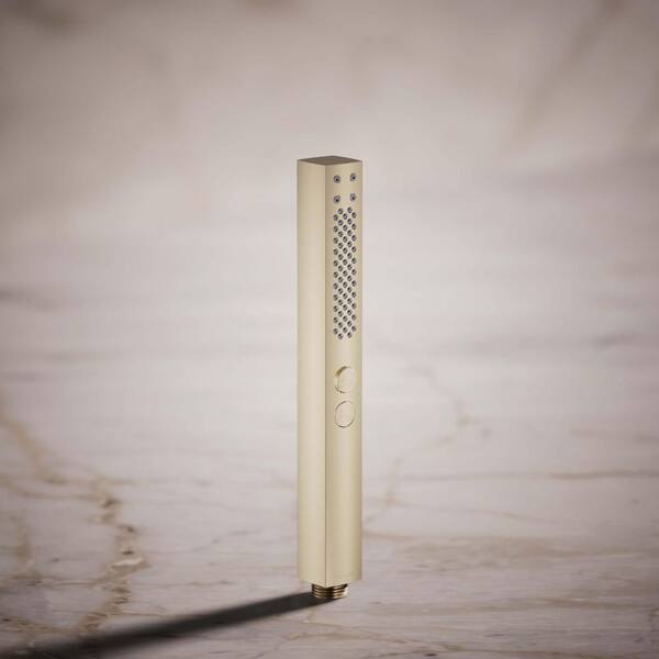 KOHLER Shift+ 2-Spray Patterns 1.13 in. Wall Mount Handheld Shower Head 2.5 GPM in Vibrant Polished Nickel
